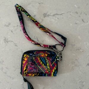 Vera Bradley Small Wallet w/lanyard
